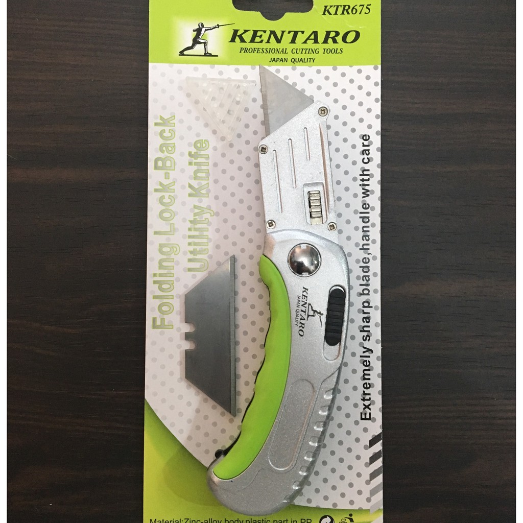 Pisau Lipat Kentaro Folding Lock-Back Utility Knife