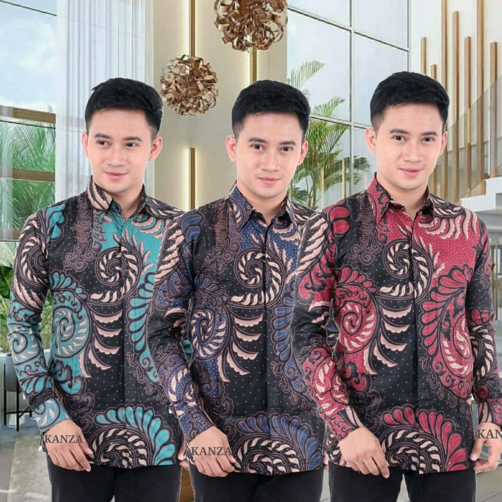 Jual Atasan Batik Pria Kemeja Batik Seragam Kantor Kemeja Pria Untuk