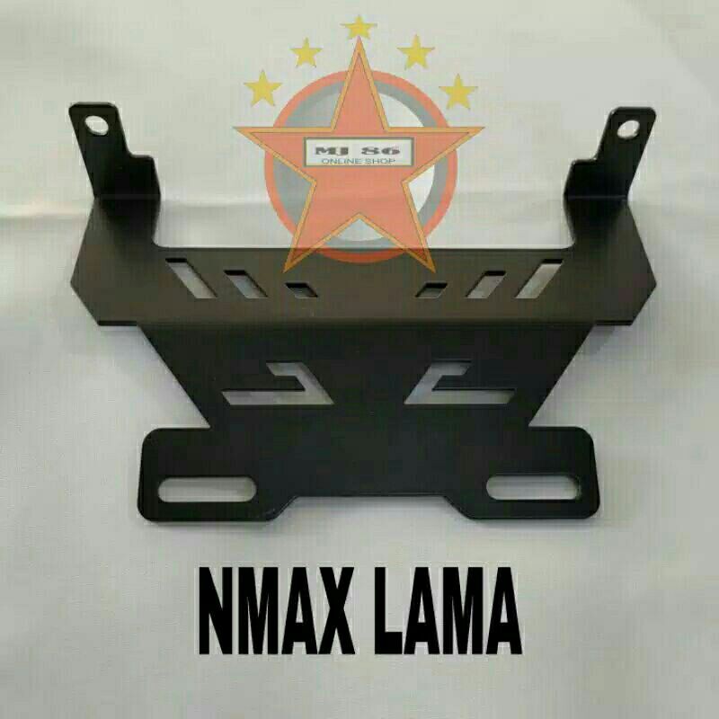 Breket Tatakan Plat Nomor Model Kumis  Ready Buat Motor Nmax Lama , Nmax New 2020 , Pcx 2018 , Aerox