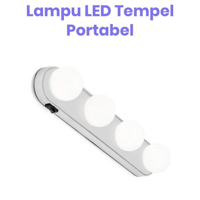 Lampu LED tempel portable