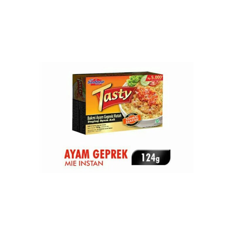 Sedaap Mie Tasty Bakmi Ayam GeprekMatah 124G