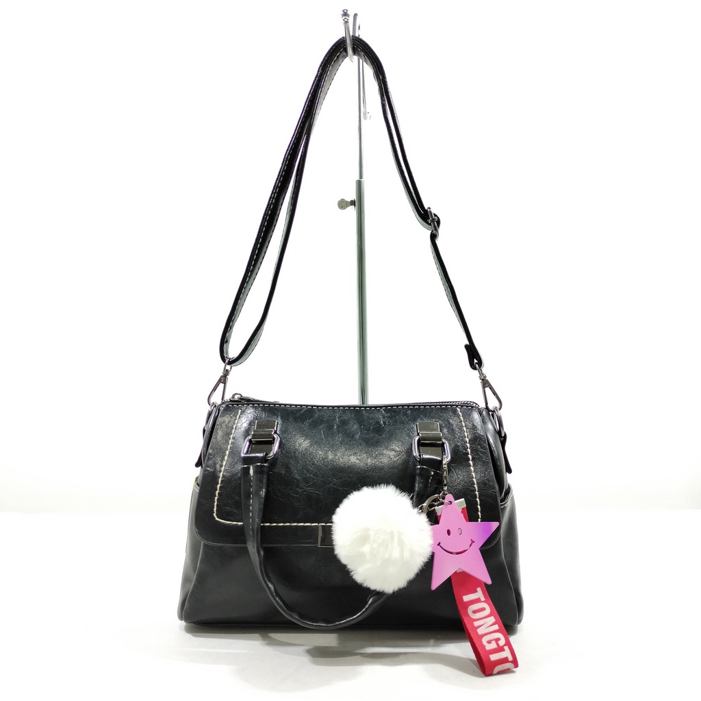 Gratis Gantungan Tas Pompom! Tas Import Wanita Bisa Selempang Berkualitas 6008/2810