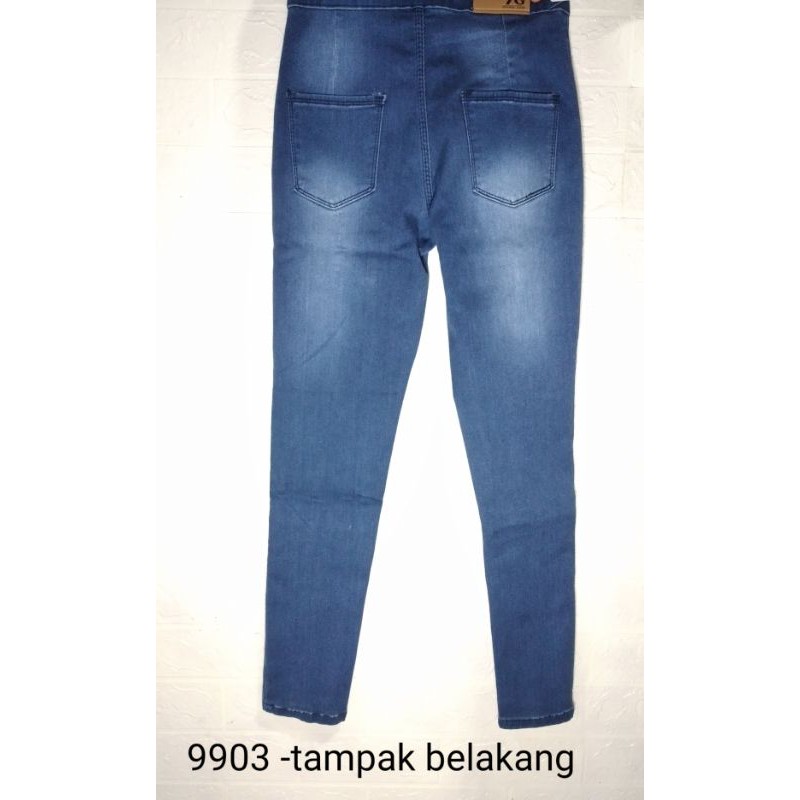 celana panjang highwaist softjeans stretch variasi tulang depan kualitas super