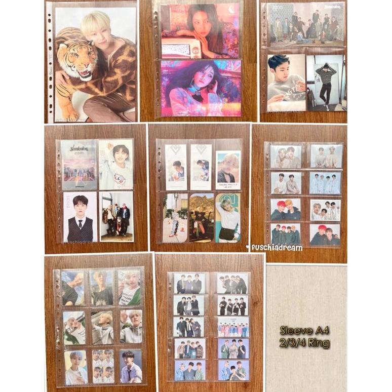 

Mari Borong Sleeve Pocket A4 1P/2P/3P/4P/5P/6P/8P/9P/10P/12P/20P For Photocard Postcard Kpop Harga Oke