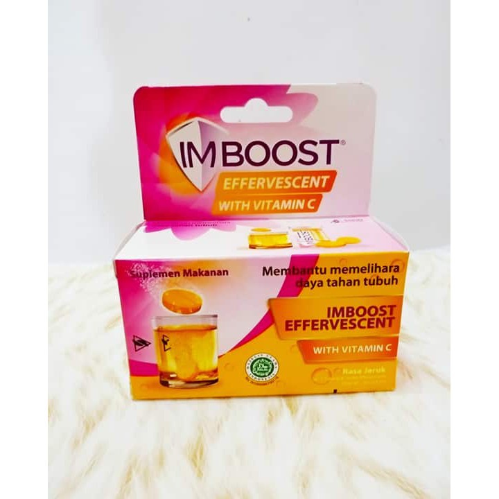 IMBOOST EFFERVESCENT WITH VIT C/ VIT DAYA TAHAN TUBUH