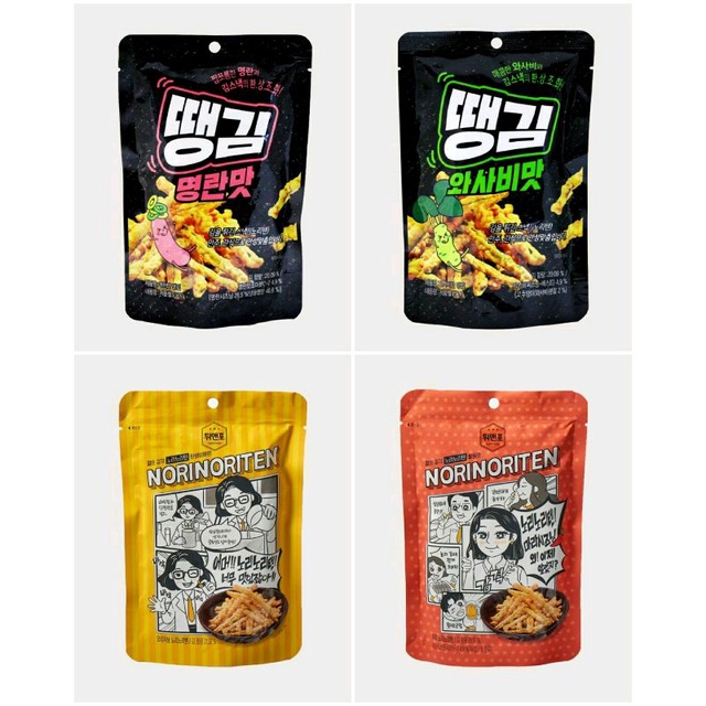 

Arawoom Norinoten Snack Rumput laut / Snack Korea / Makanan Ringan Korea / NORITEN