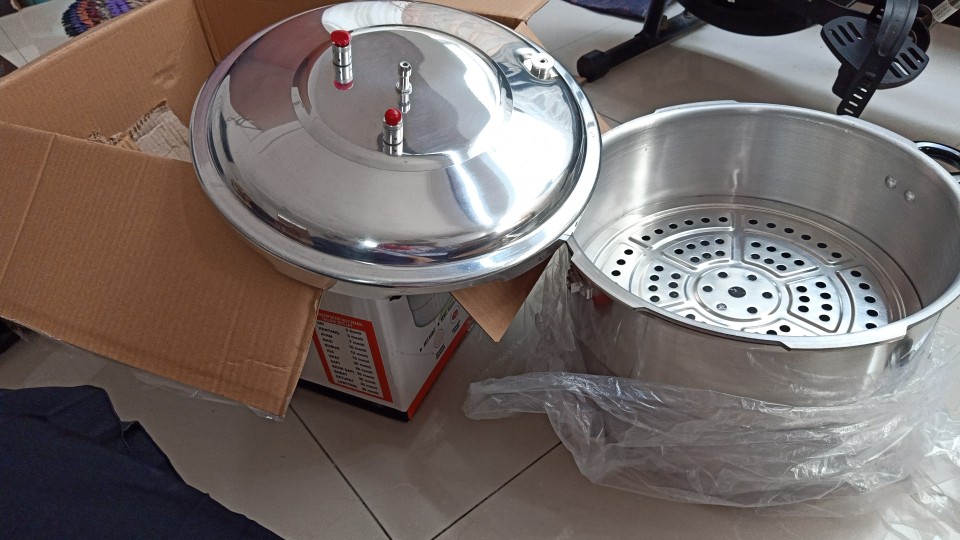 Panci Presto 12 Liter 3 In 1 Preasure Alumunium