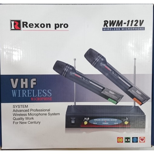 MICROPHONE REXON PRO RWM-112V MIC MIK WIRELESS