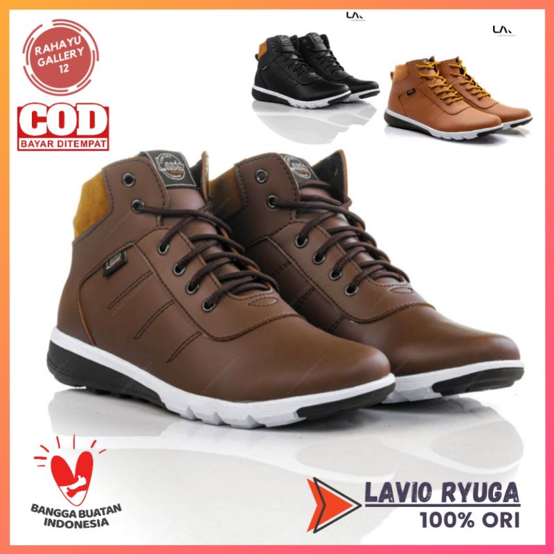 Sepatu Casual Pria Keren Kasual Cowok Original Lavio Ryuga