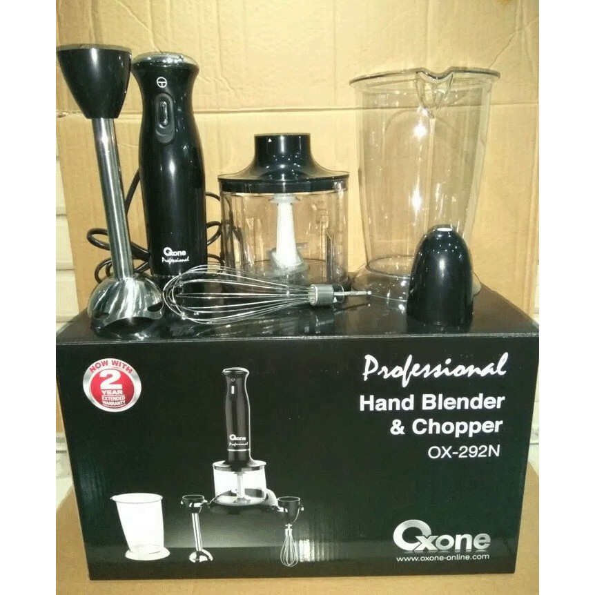 Oxone Ox-292N Professional Hand Blender And Chopper Ox 292N Mixer Chopper 292 Tangan Pemotong Mix