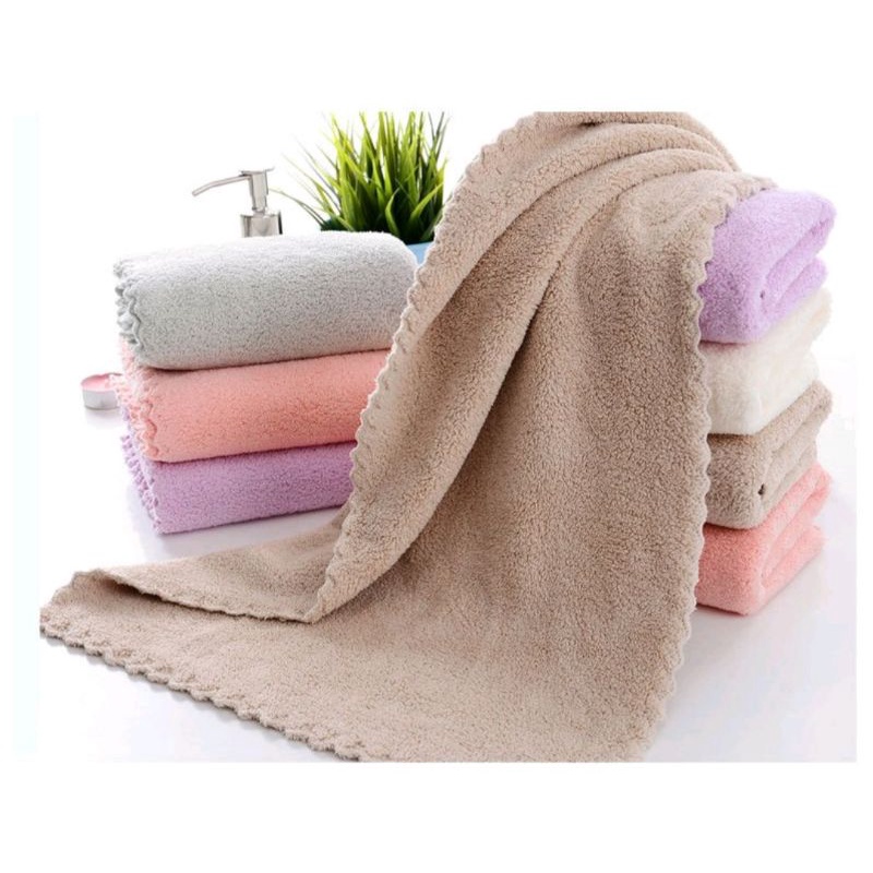 Handuk Mandi Grooming Kucing 35cm x 75cm Bahan Polyester Tebal