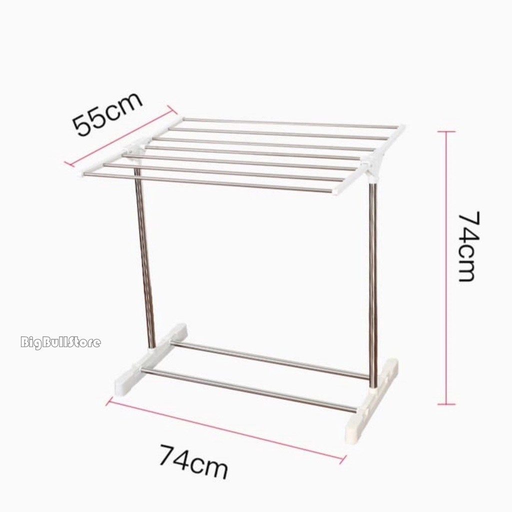 Jemuran Handuk Minimalis Stainless Steel Serbaguna - X8