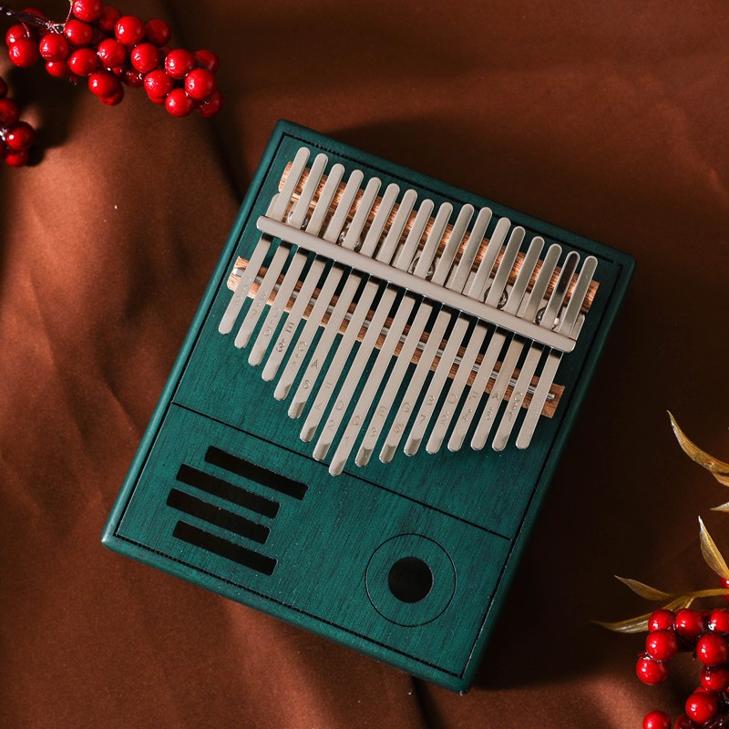 Alat Musik Kalimba Mini 17 Tuts Bahan Kayu Mahoni 2 Warna