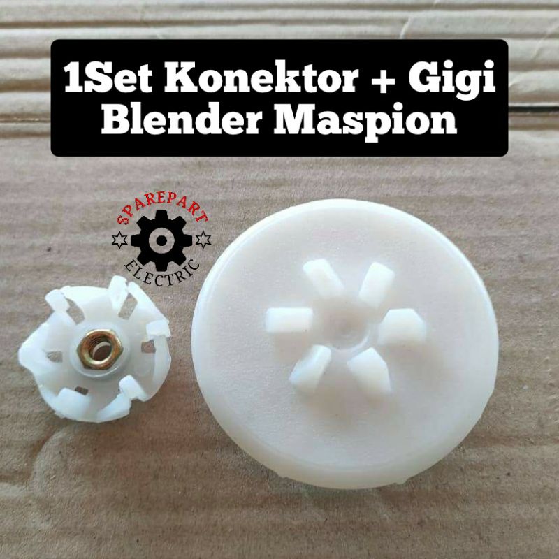 KONEKTOR + KOPEL GIGI GEAR 1SET BLENDER MASPION KONEKTOR BODI BESAR