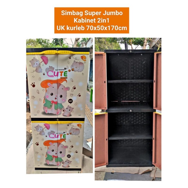 Lemari Plastik Aquose/Orlando