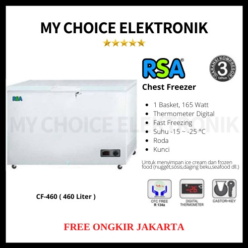RSA Chest Freezer CF-460