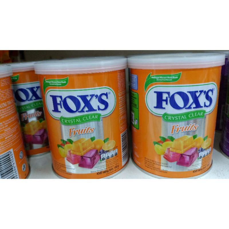 

PERMEN FOX'S KALENG 180 GRAM ALL VARIANT / PERMEN FOXS / FOX'S / PEFMEN FOX'S LEBARAN / PERMEN FOX'S NATAL / PERMEN BUAH / PERMEN MINT / FOX KALENG