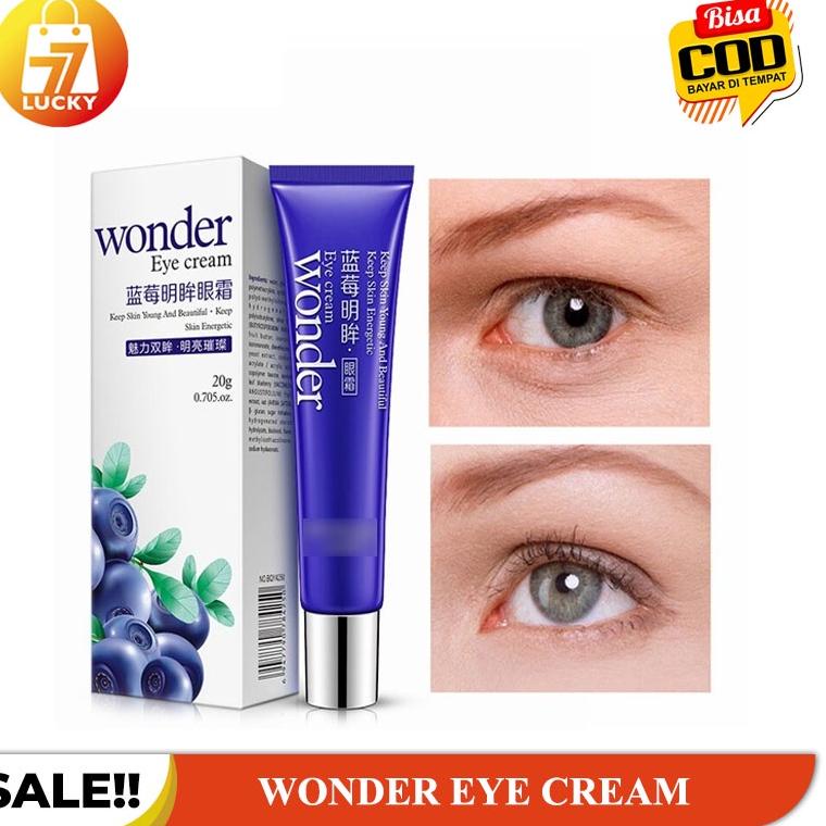 T3R7 () - ORIGINAL 100% WONDER EYE CREAM BLUEBERRY / KRIM MATA PANDA DAN MENGHILANGKAN KERIPUT MATA 