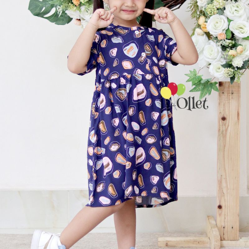 HEBE dress / dress anak rayon / dress anak
