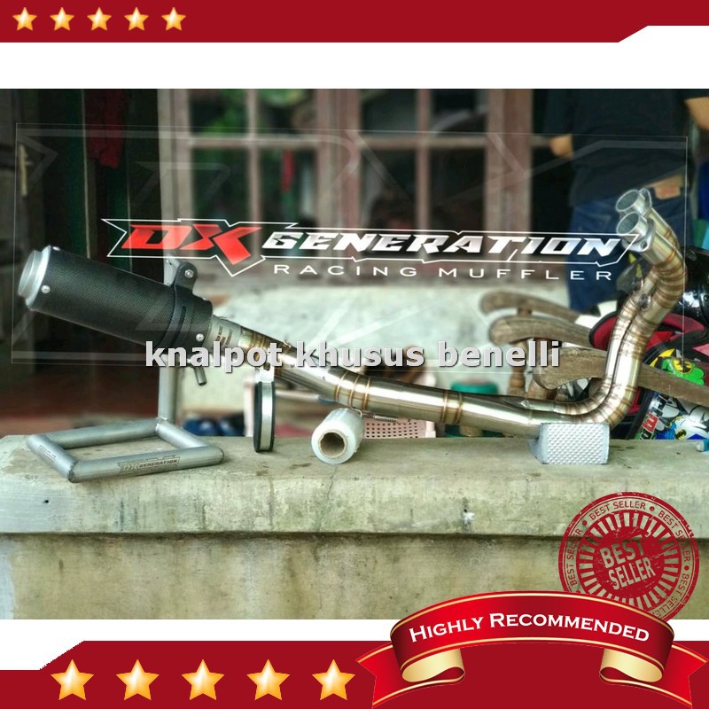 Harga knalpot racing GPR Carbon Fullsystem Benelli TNT 250 Original Dx Generation Racing