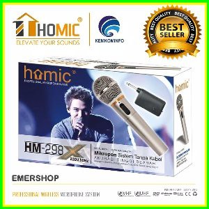microphone wireless 2IN1 wireless dan kabel