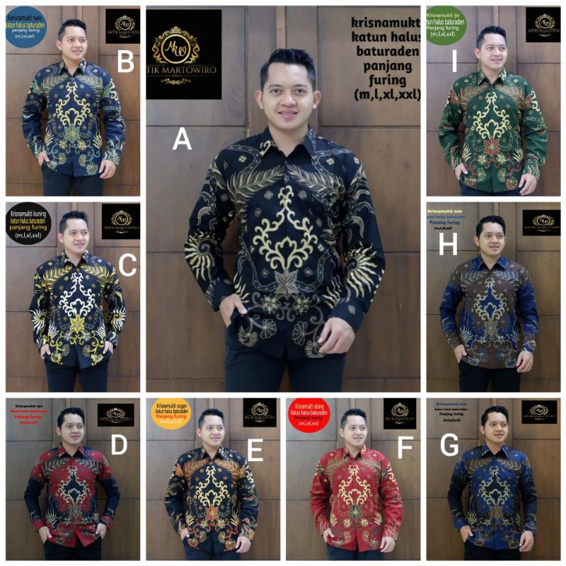 FREE MASKER BATIK! Kemeja Batik Lengan Panjang Lapis Furing Terbaru Baju Batik Pria Terbaru