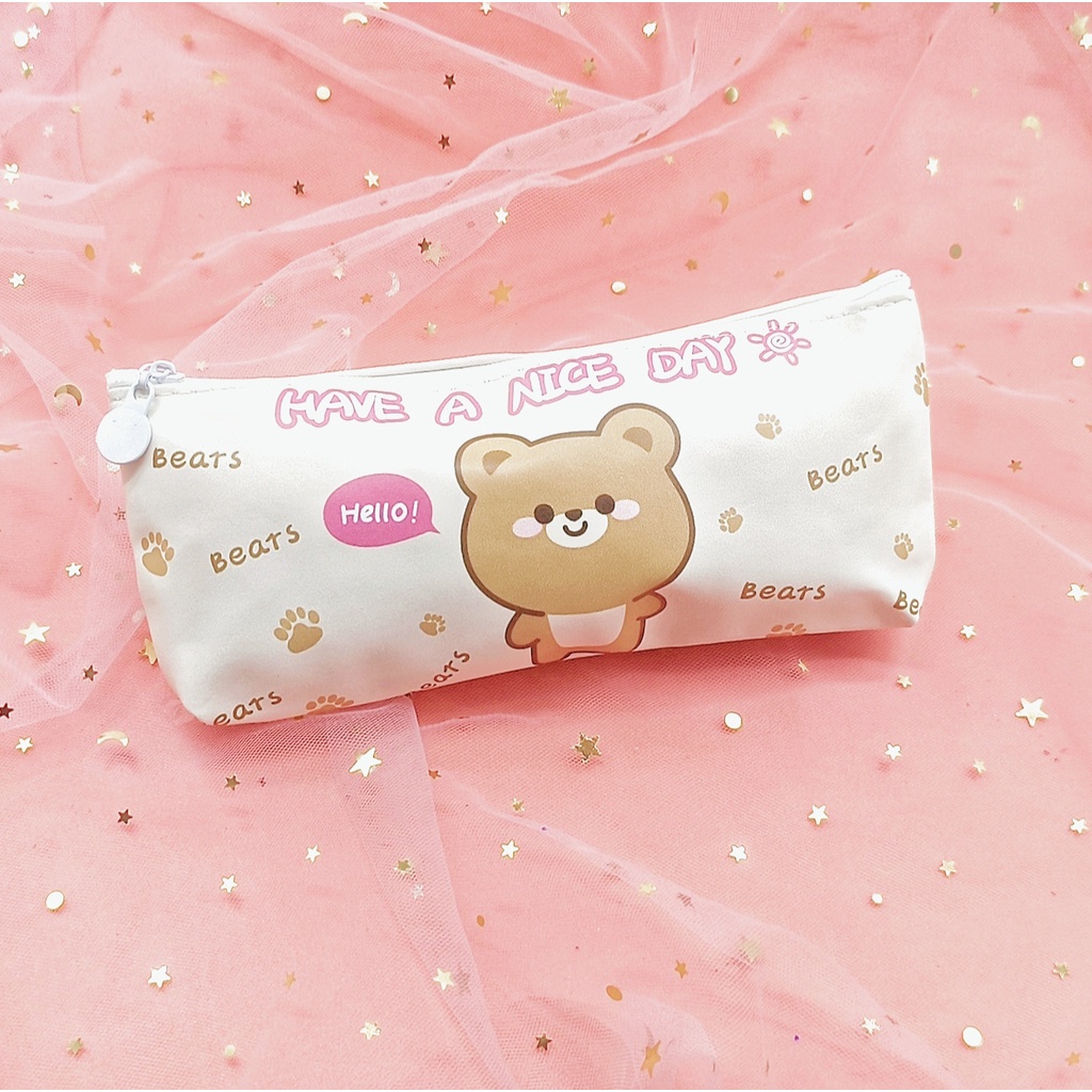 COD KOTAK PENSIL MOTIF LUCU UNIK / TEMPAT PENSIL / KOTAK PULPEN / TEMPAT ALAT TULIS PGS-BERUANG