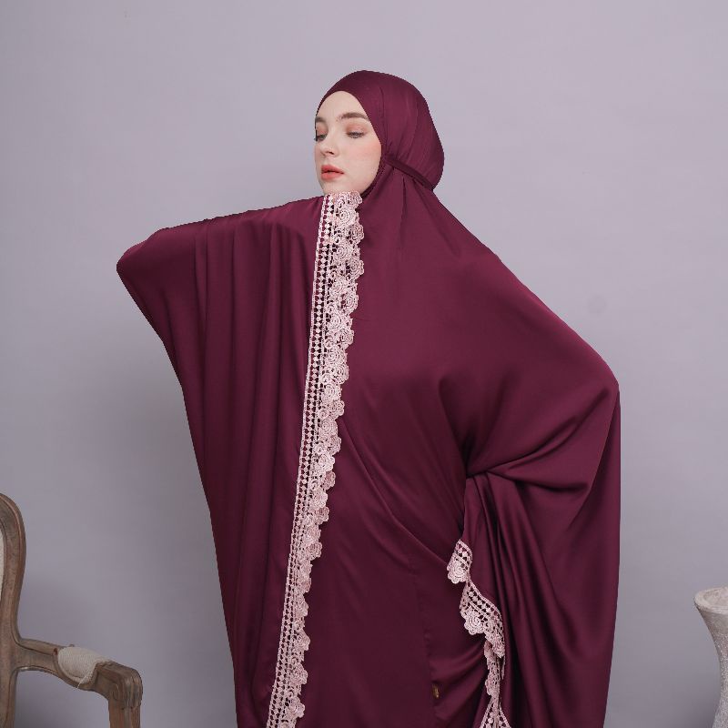 MUKENA PRAYER SETT LUXURY SILK ORIGINAL 100% BY ARMII.ID|| SENYENYAKITU