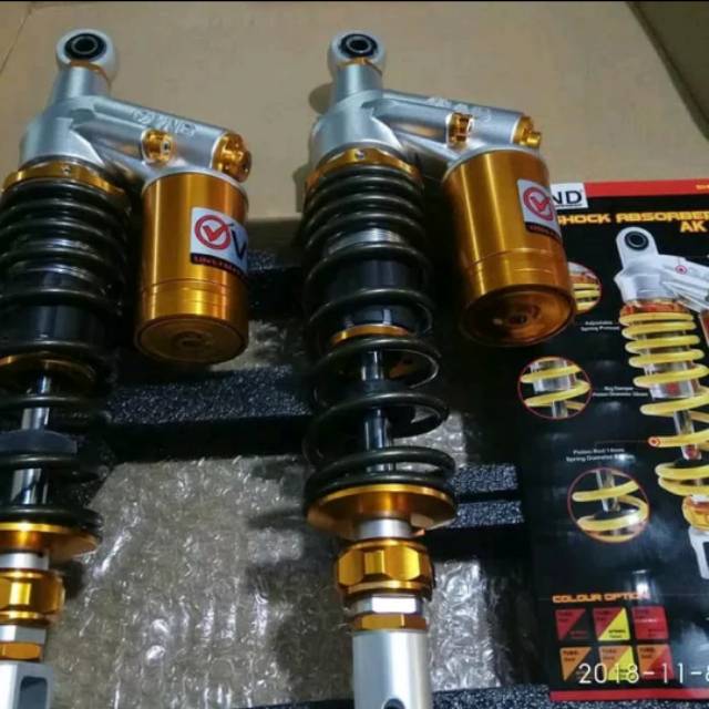 shockbreaker honda pcx dan yamaha nmax 335mm click fungsi / shock nmax pcx vnd racing / sok nmax pcx