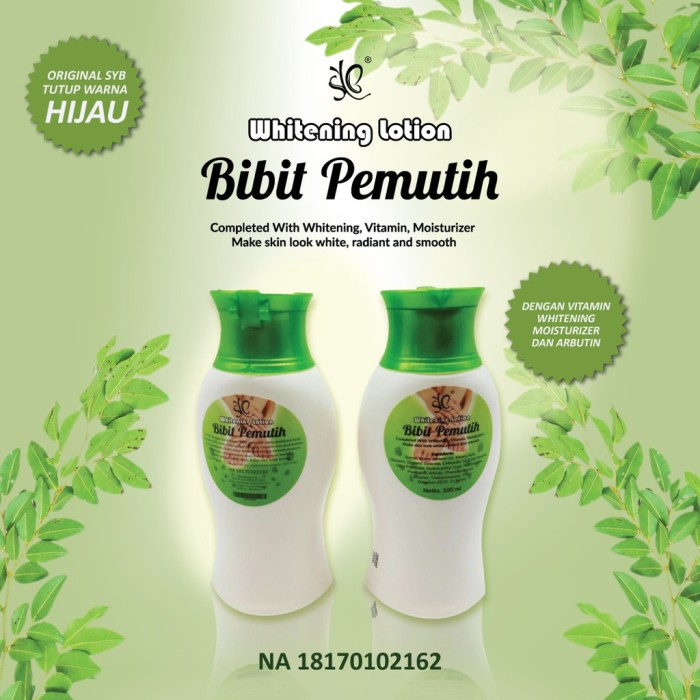 LOTION PENCERAH TUBUH AMPUH SYB LOTION BIBIT PEMUTIH BPOM 100ML