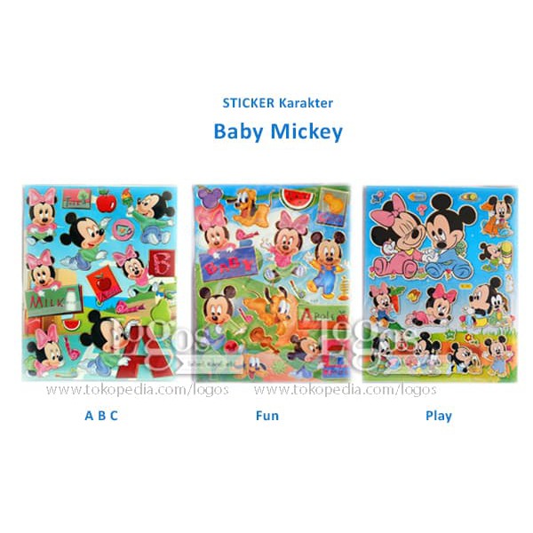 

TERMURAH STICKER KARAKTER BABY MICKEY MOUSE. STIKER HADIAH ANAK DISNEY BIRTHDAY !!!!!