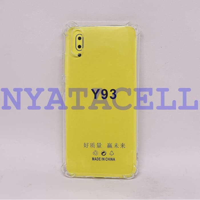 TERBARU Soft Case Anticrack Vivo Y93 /Soft Hard Casing Cover Clear Slim - Bening