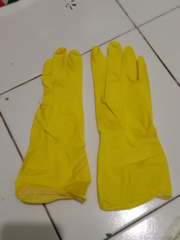 Sarung Tangan Karet Latex Cuci Piring Tebal Onemed / Hand Glove Onemed