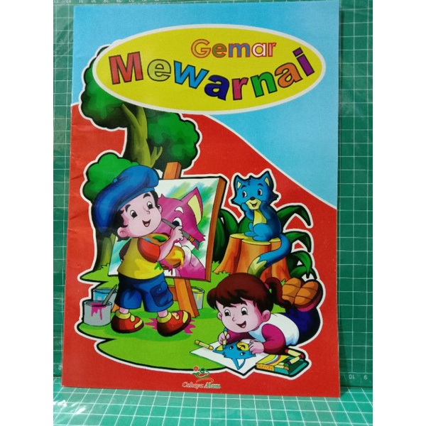 buku gambar mewarnai besar