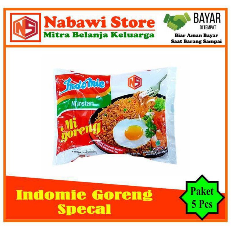 

Nabawi Store. Indomie Goreng Spesial Paket 5 Pcs