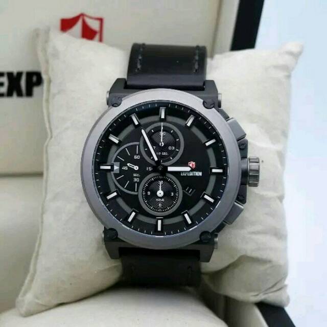 Jam tangan Expedition E6612 Leather original keren