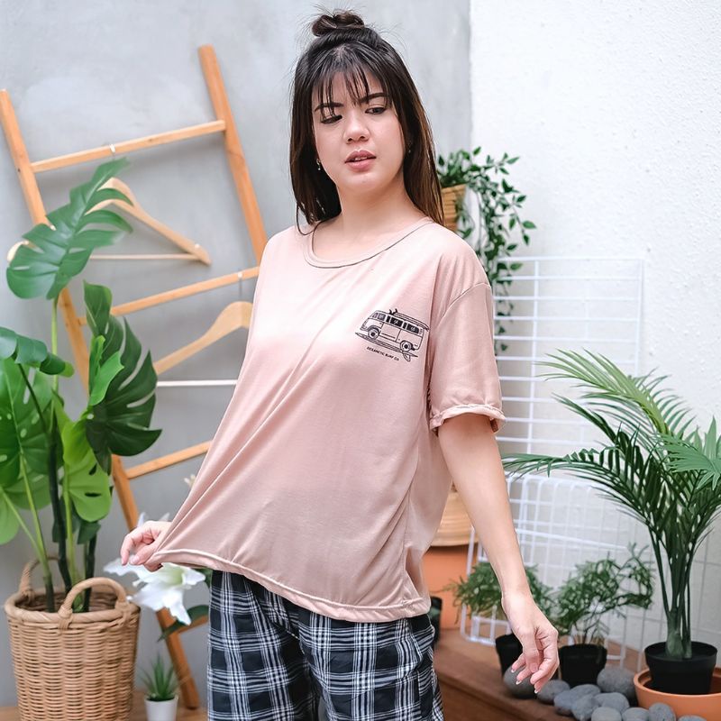 Arifirn Kaos Wanita Oversize Summer Vibes (LD 106 P 65)