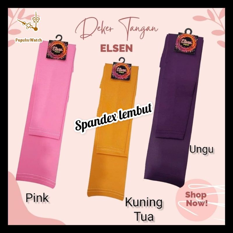 COD! READY manset tangan hijab trendy elastis/Handsock ELSEN bahan dijamin lembut