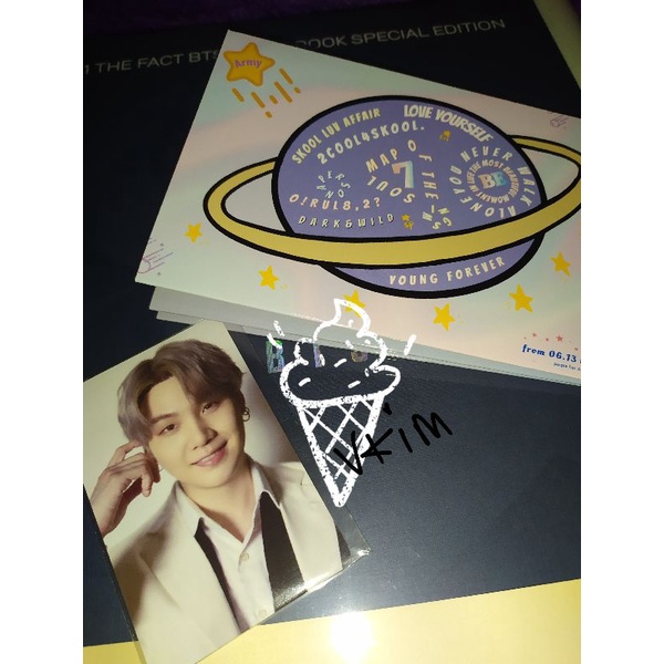 READY STOCK OFFICIAL THE FACT BTS SUGA + ENVELOPE