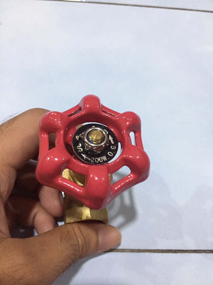 Kuningan Gate Valve 1/2 Inch Drat Stop Kran Isuzu