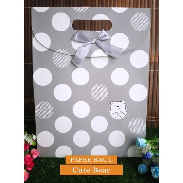 

Paper Bag Motif / Tas Kertas Kado / Tas Ulang tahun - L CUTE SERIES 2