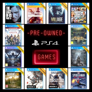 ★ (USED) PS4™GAMES ★ kaset bd dvd cd game ps4 ps playstation 4 fifa pes grand theft auto gta red dead redemption rdr2 marvel spiderman miles morales call of duty cod ww2 battlefied v 1 2 4 5 21 22 2021 2022 2042 games seken bekas second murah original ps4