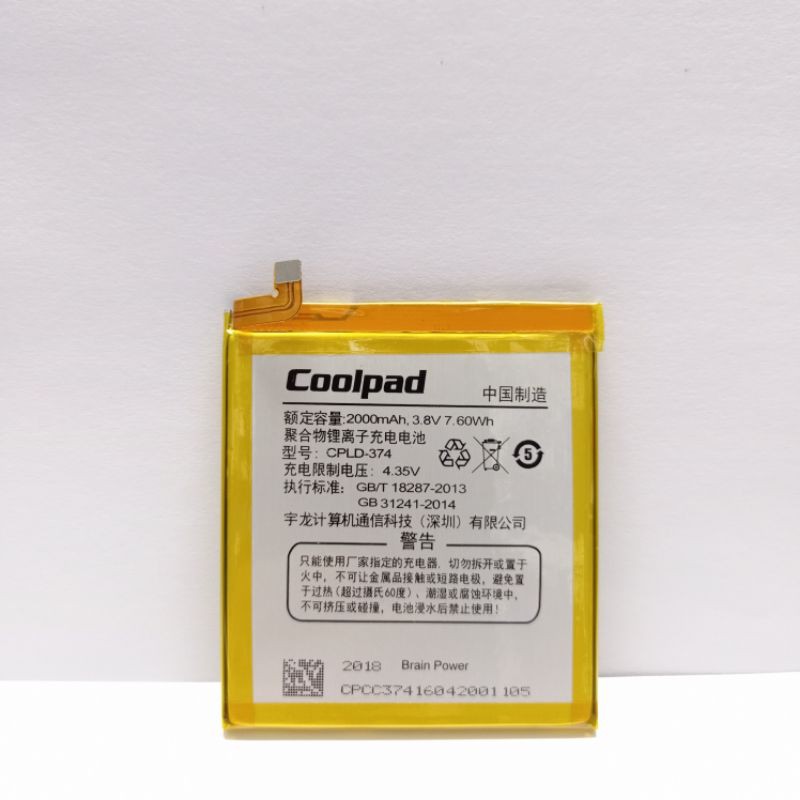 BATERAI BATRE BATTERY COOLPAD FANCY PRO E571 CLPD-374 ORIGINAL