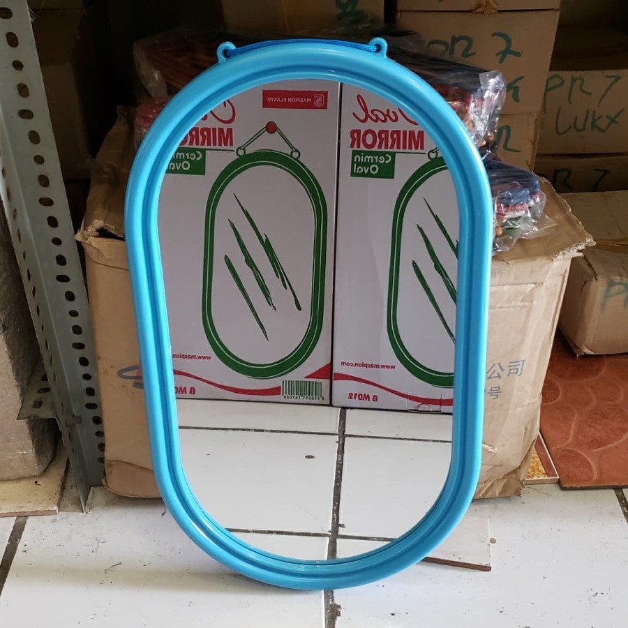 MASPION Cermin Oval / Cermin Gantung Kamar Mandi BM 012