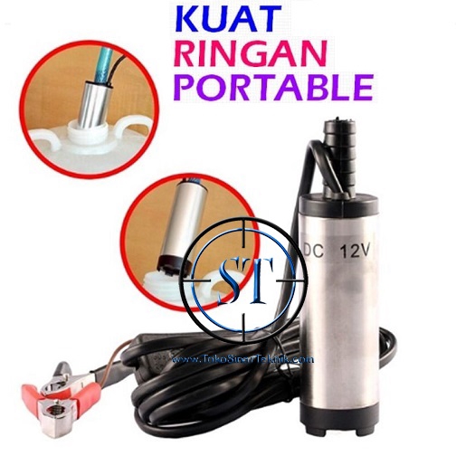 Pompa Celup Mini 12v Portable Submersible Pump Air Solar Kuat Kencang