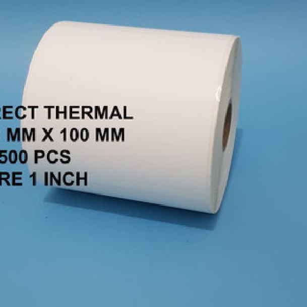 

♫ LABEL STICKER BARE DIRECT THERMAL 100 MM X 100 MM ISI 500 ✽