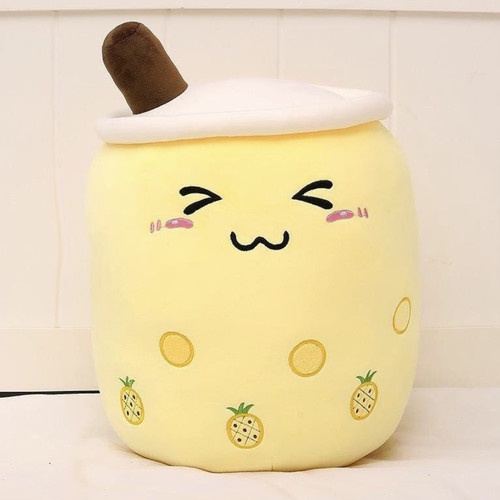 BONEKA BOBA MILK TEA JUMBO SNI LED BISA NYALA THAI TEA BAHAN HALUS CANGKIR TEH MAINAN U155