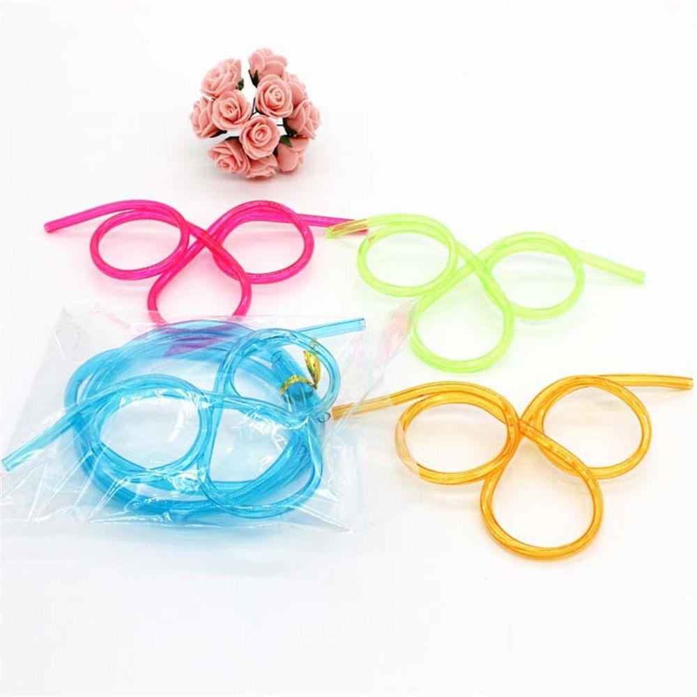 R-FLOWER Sedotan Anak Bentuk Bulat Modelling Fun Straws