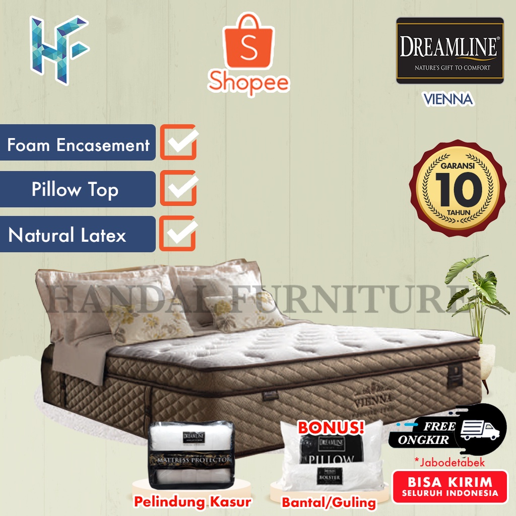 Jual Dreamline Hanya Kasur Spring Bed Vienna Shopee Indonesia