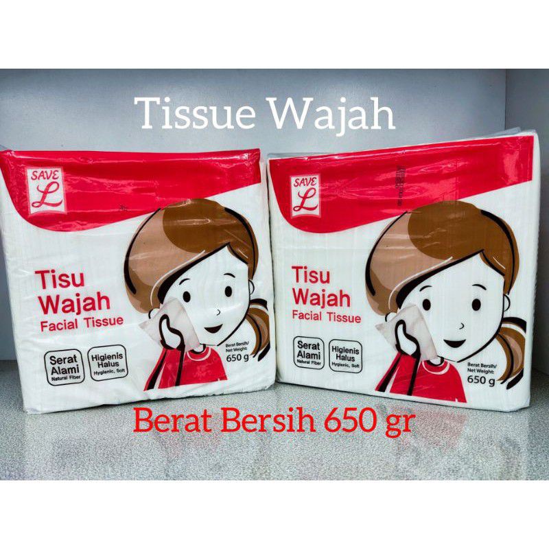 Tissue Tisu Tissu Wajah L Save 650 gr / Facial Tissue 650 gr